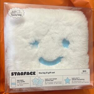 Starface White and Blue Big Lil Gift Set with bag. NWT Ulta
